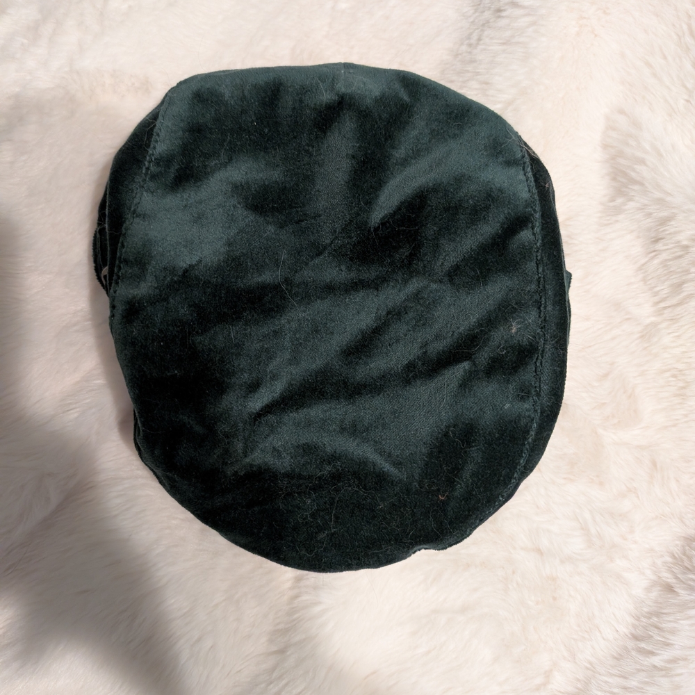 Men's Velvet Cap - Dark Green